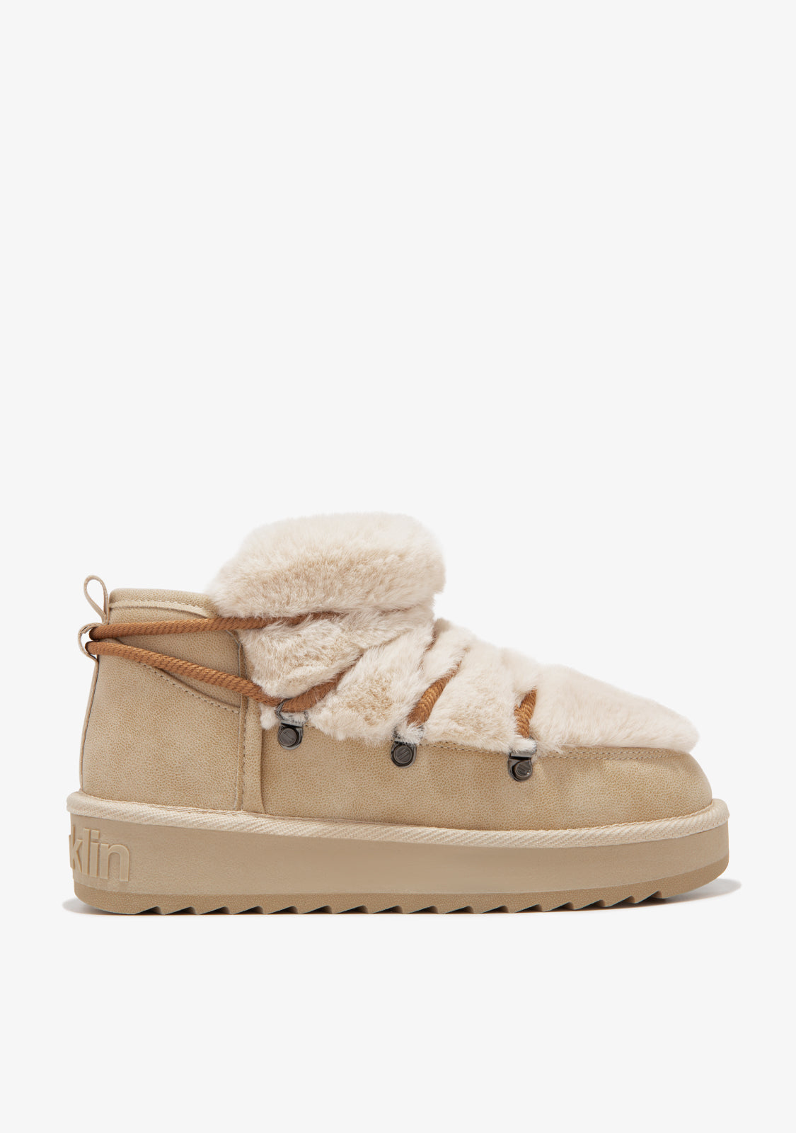 D FRANKLIN ZAPATOS / BOOTS / NORDIC Nordic  Trk Fur Low Beige