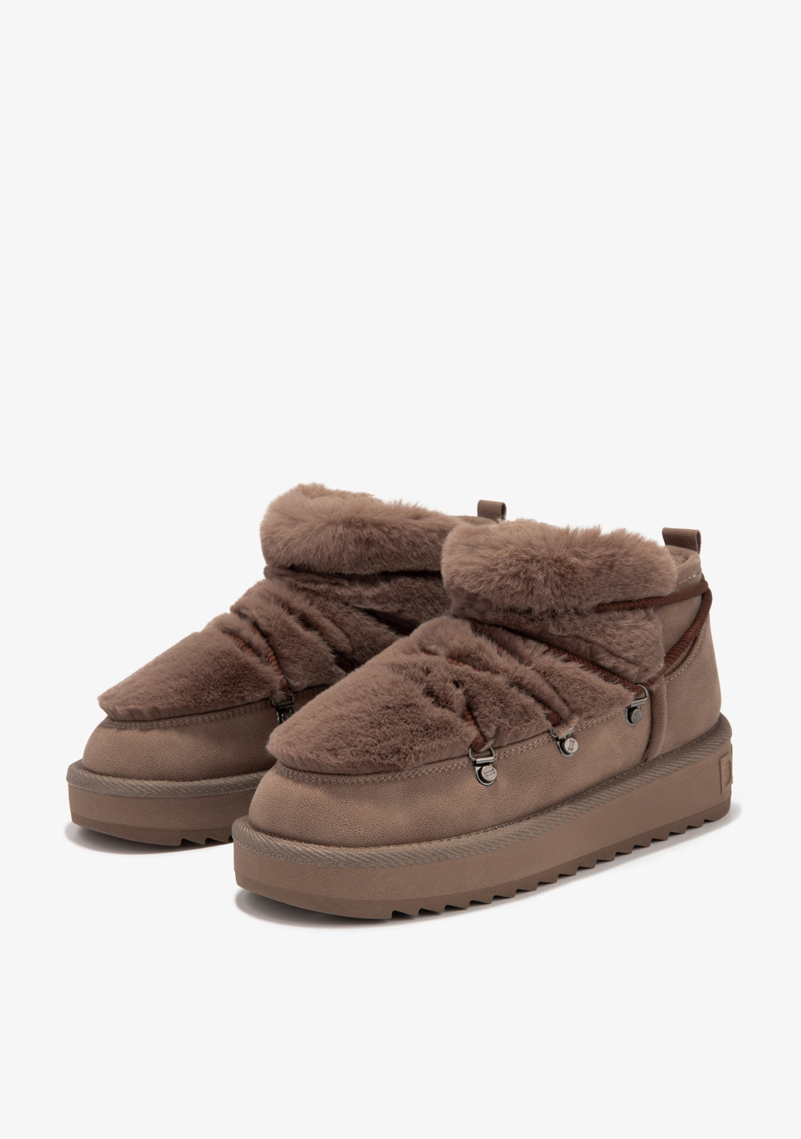 D FRANKLIN ZAPATOS / BOOTS / NORDIC Nordic Trk Fur Low Brown
