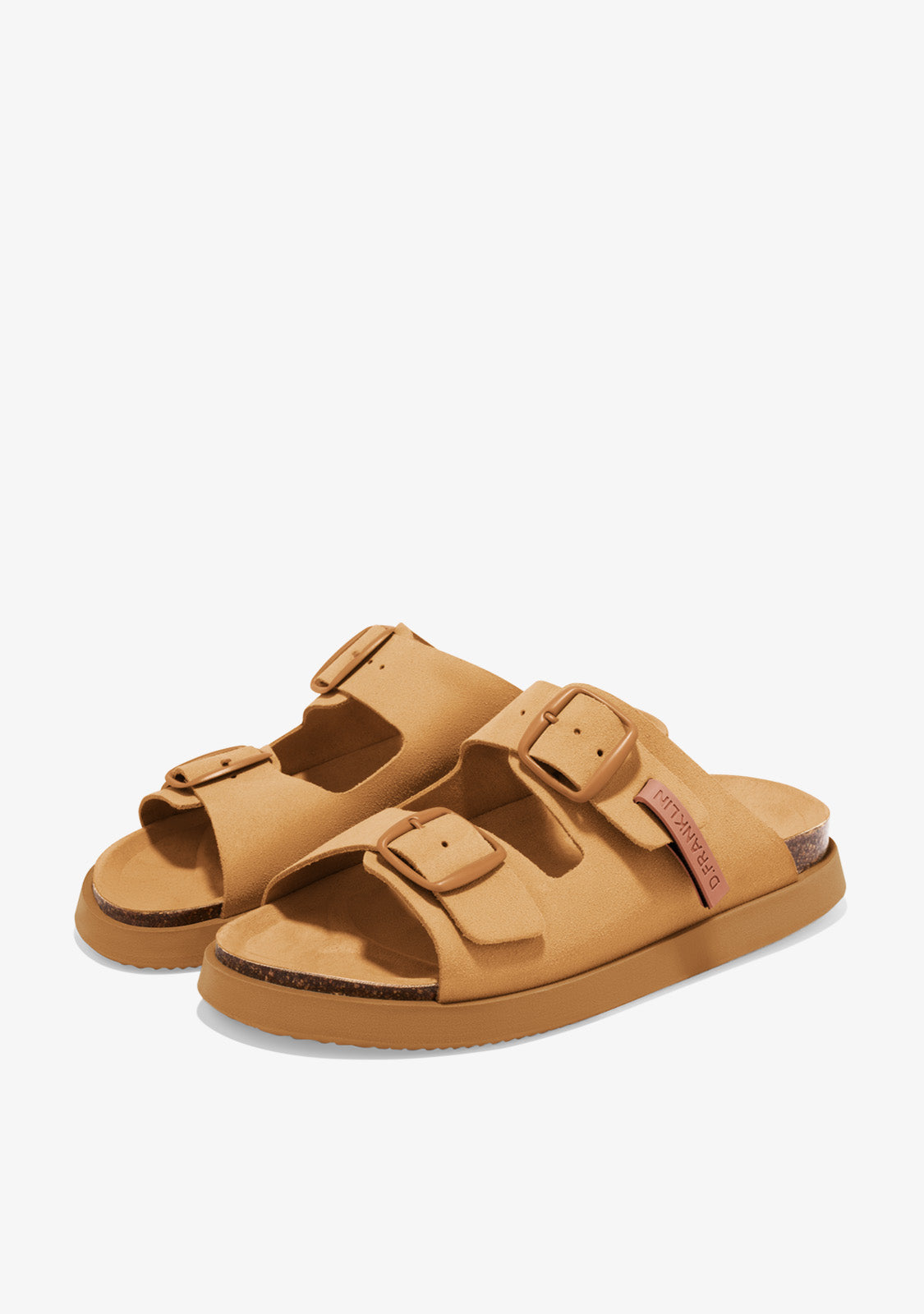 Vibe Sandals Buckle Tan