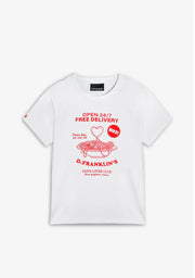 Pasta Lover T-Shirt White / Red
