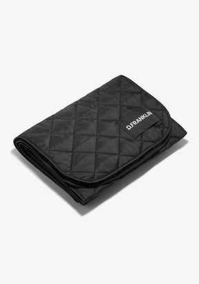 Nordic Bomb Quilted Scarf Black