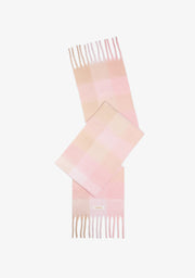 Nordic Check Pink Scarf