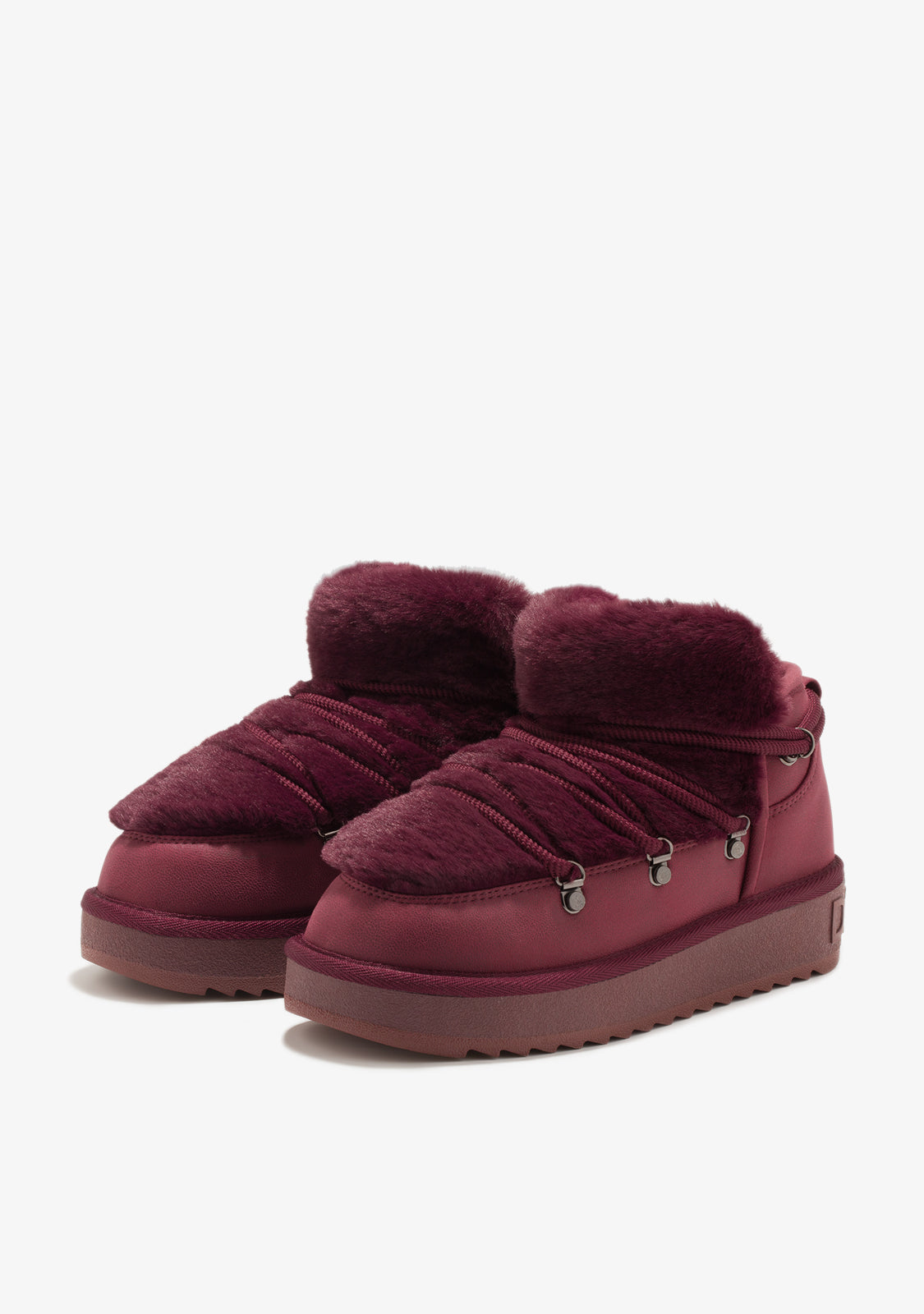 D FRANKLIN ZAPATOS / BOOTS / NORDIC Nordic Trk Fur Low Burgundy