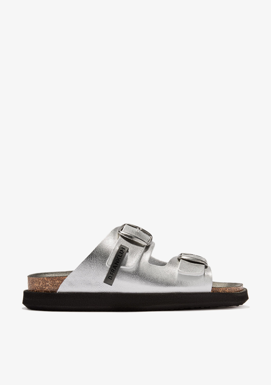 Vibe Sandals Buckle Met Silver