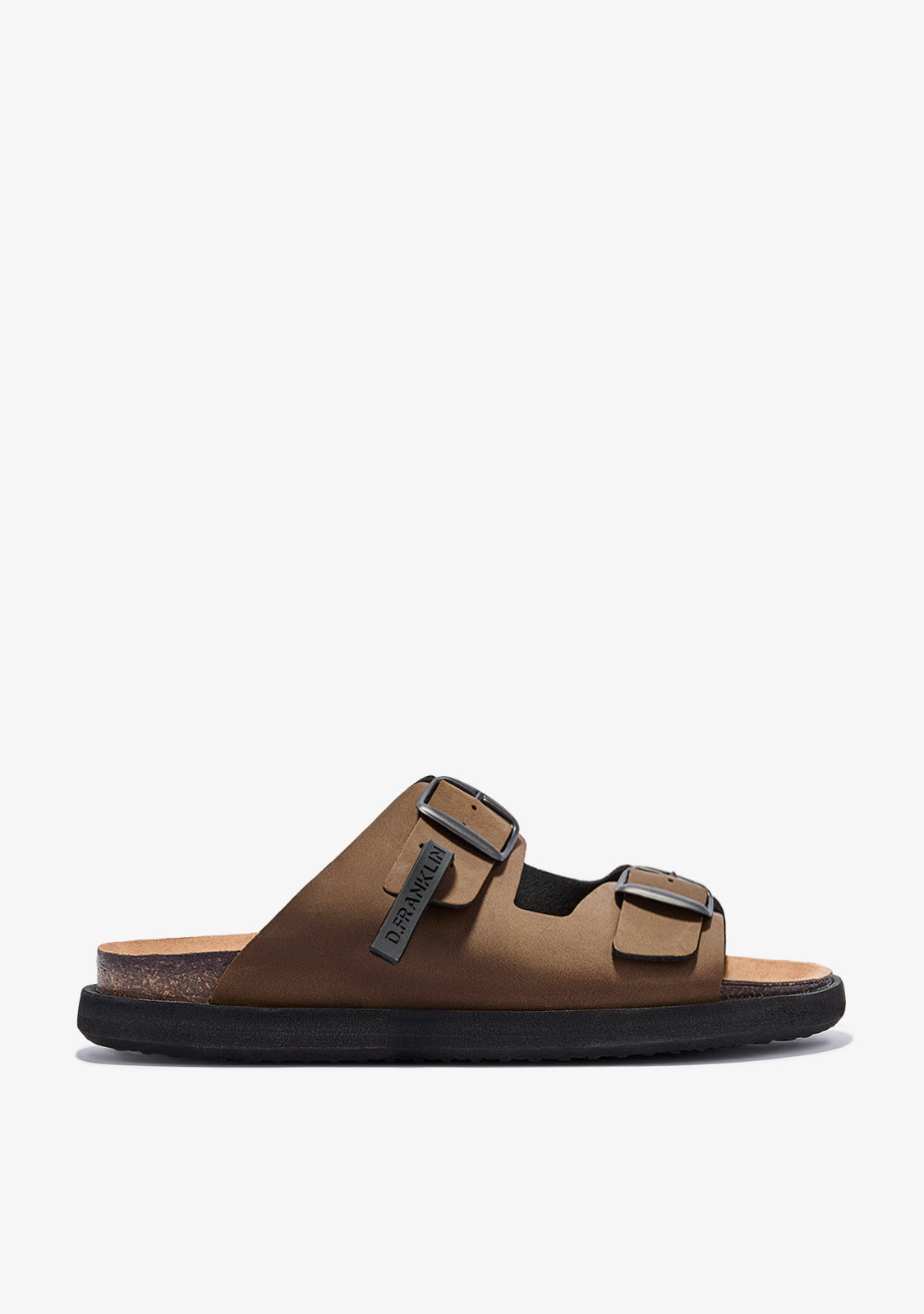 Vibe Sandals Buckle Brown Nobuck