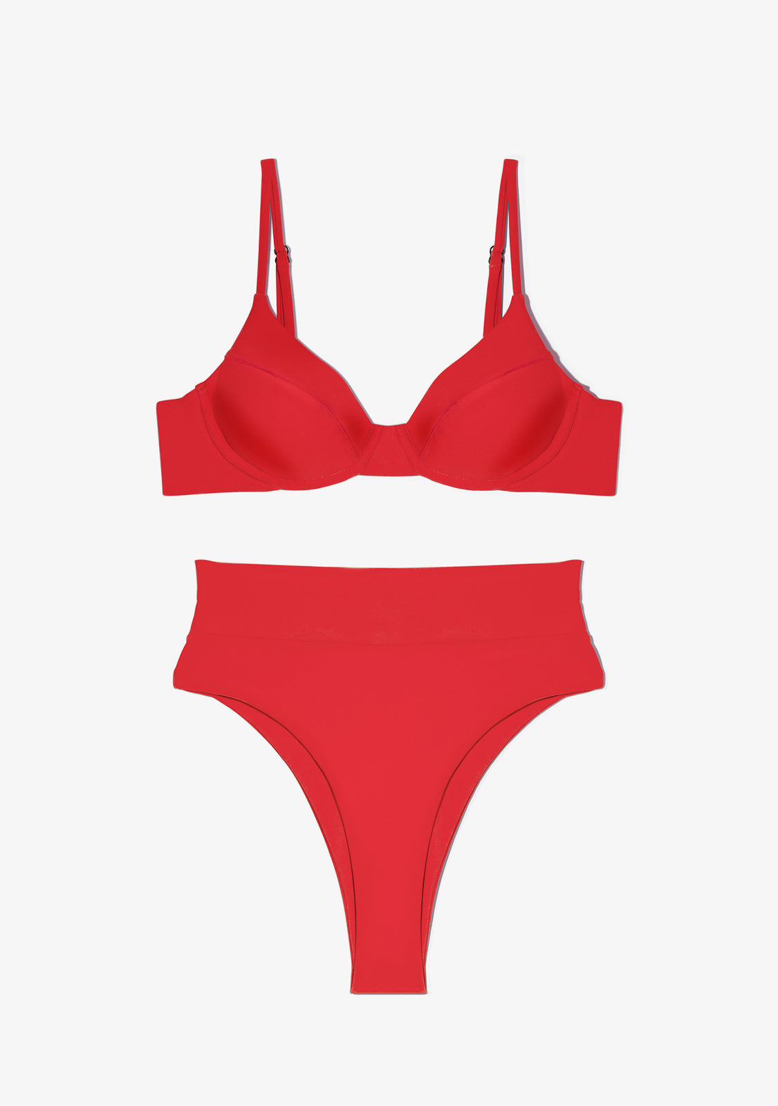 Masha Top + Kalea Bottom Chili Red Bikini
