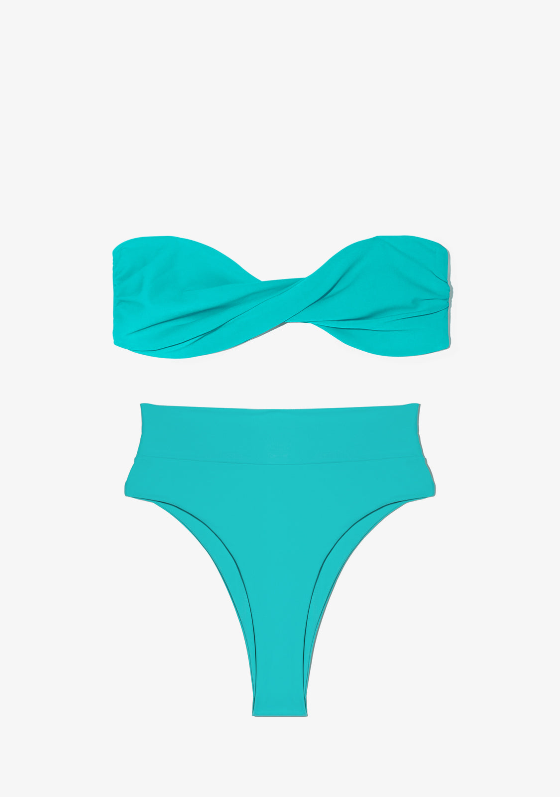 Harper Top + Kalea Bottom Aqua Blue Bikini