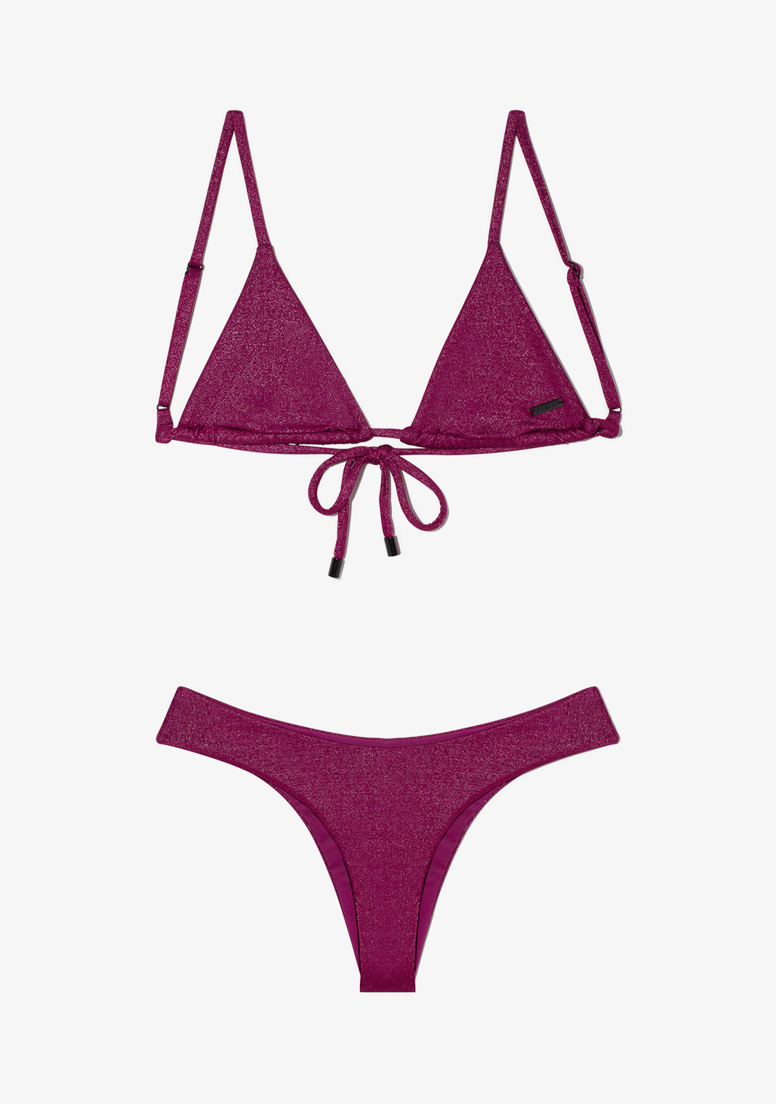 Kai Top + Ava Bottom Mulberry Glimmer Bikini