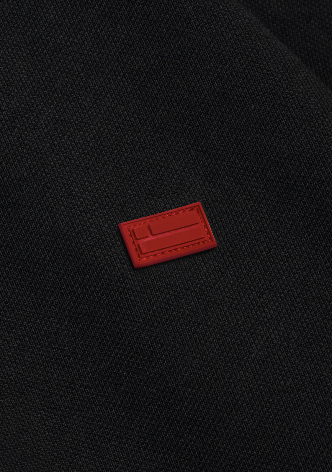 Basic Polo Shirt Black / Red