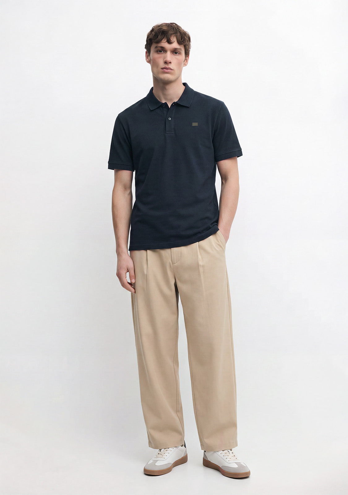 Basic Polo Shirt Navy / Khaki