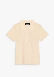 Rib Polo Top Butter