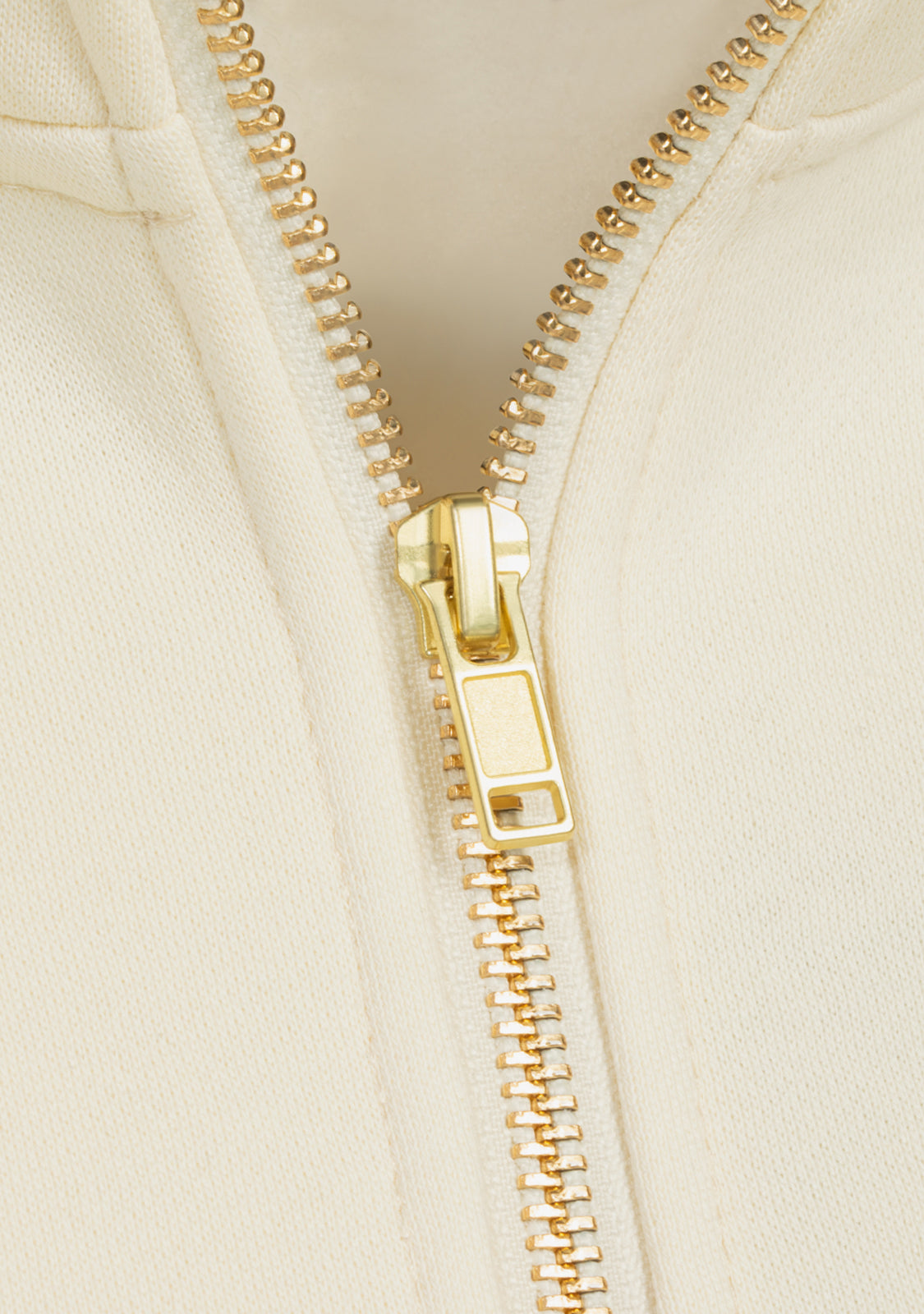 Half-Zip Woman Off-White Sweatshirt