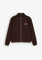 Zip-Up`Brown Sweatshirt