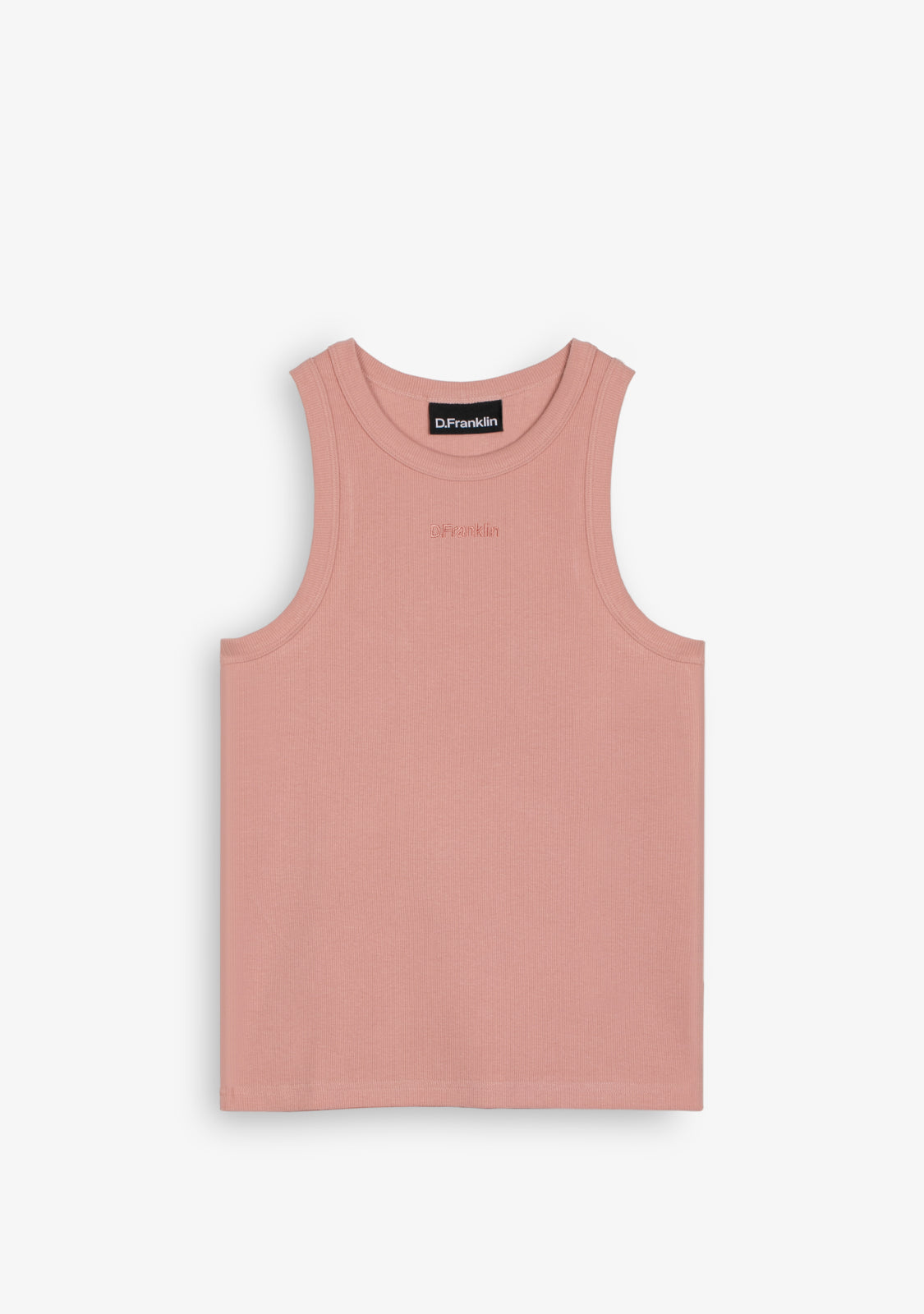 Rib Tank Top Dusty Pink